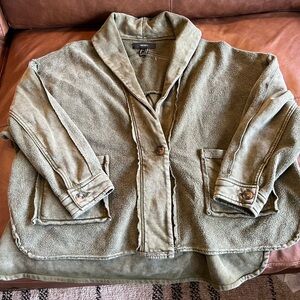 NWOT Forever 21 Green Sweater Jacket